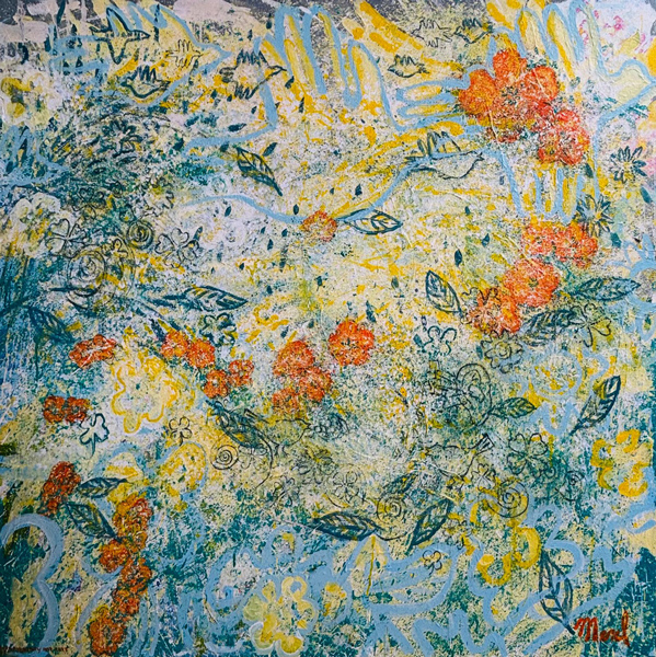 I can hear the birds, I can see the flowers